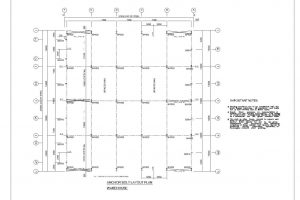 Anchor Bolt Layout Plan